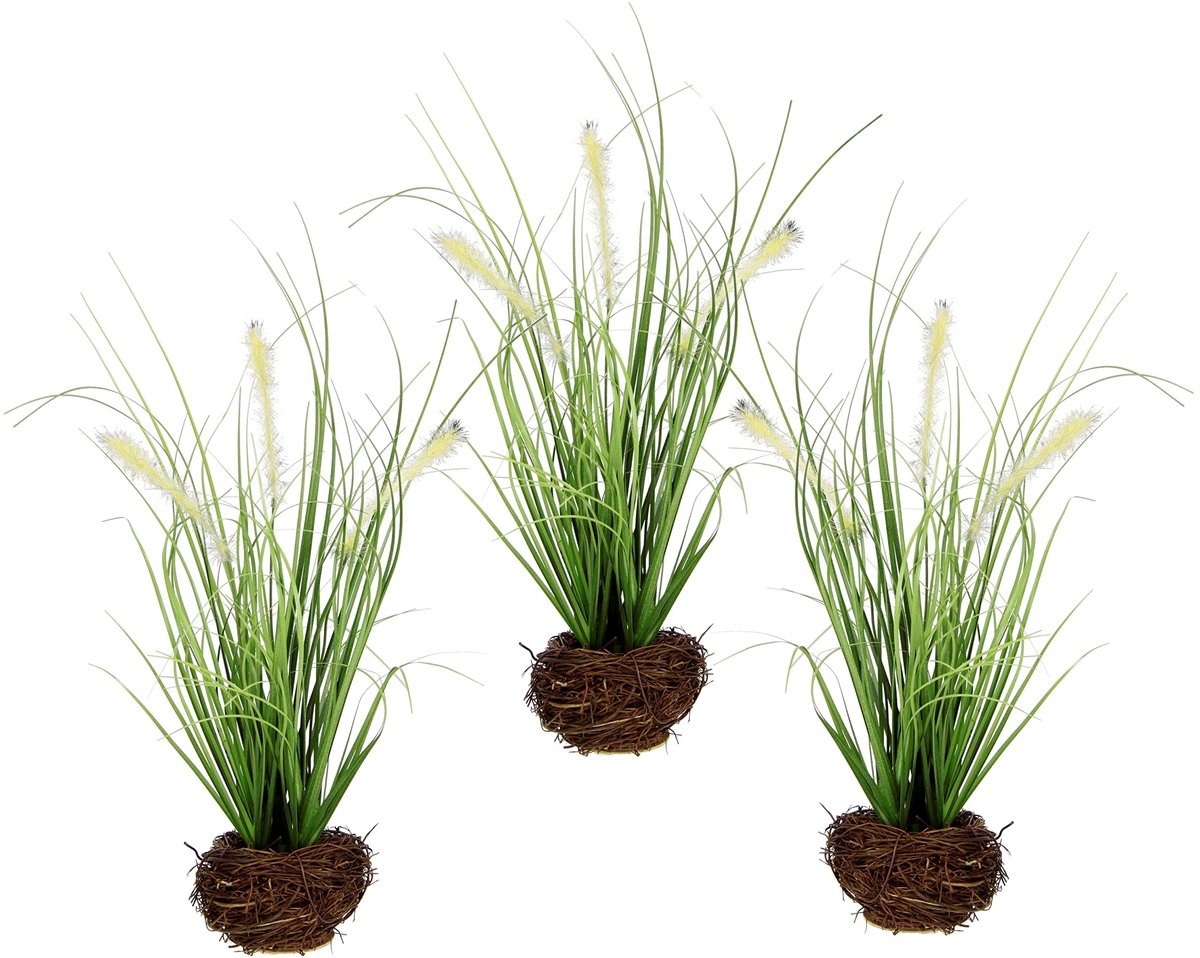 Elzusha - Kunstgras Planten in Decoratieve Opstelling voor Binnen en Buiten