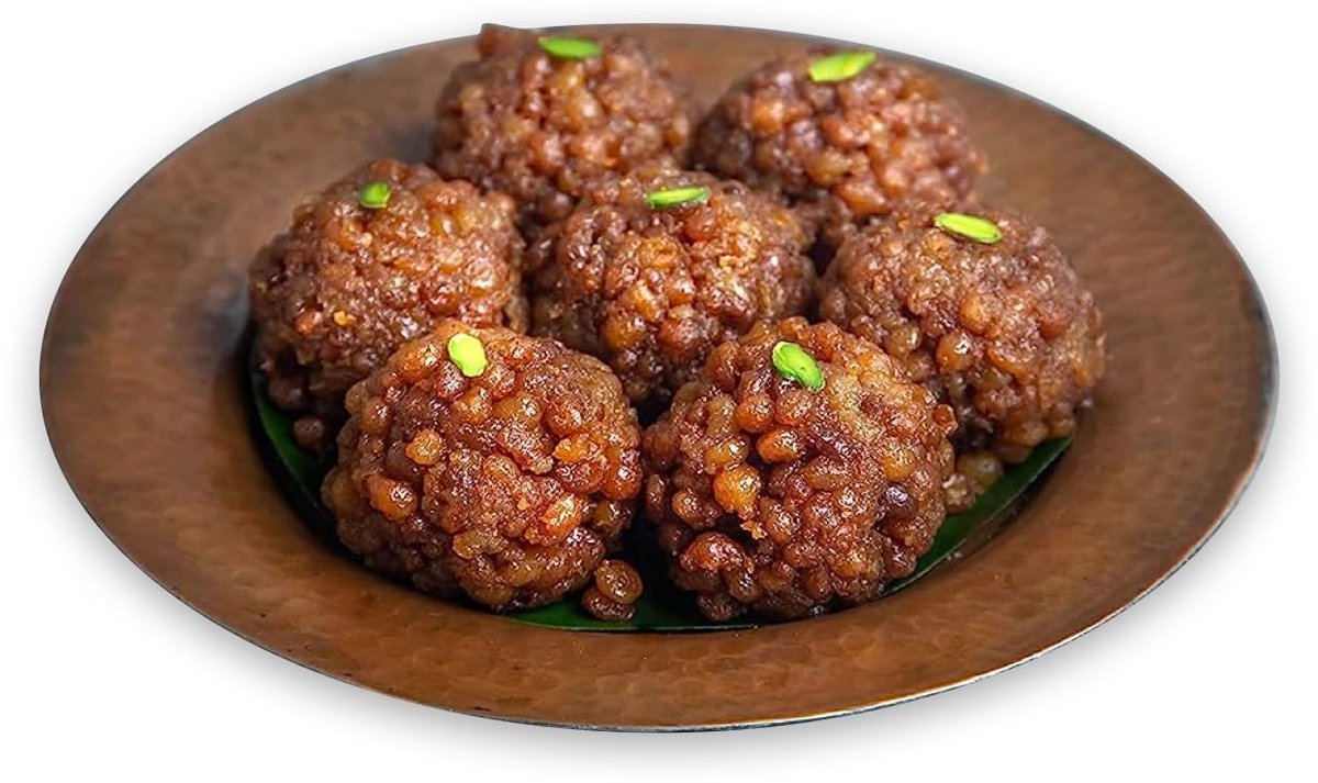 Elzusha - Handmade Rabri Laddu - Zoete Indiase Traktatie met Cardamom en Saffraan