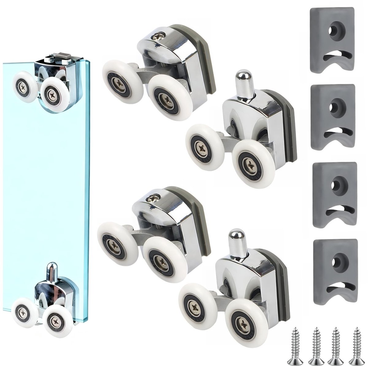 Elzusha - Douchecabine Wielen Set van 25mm