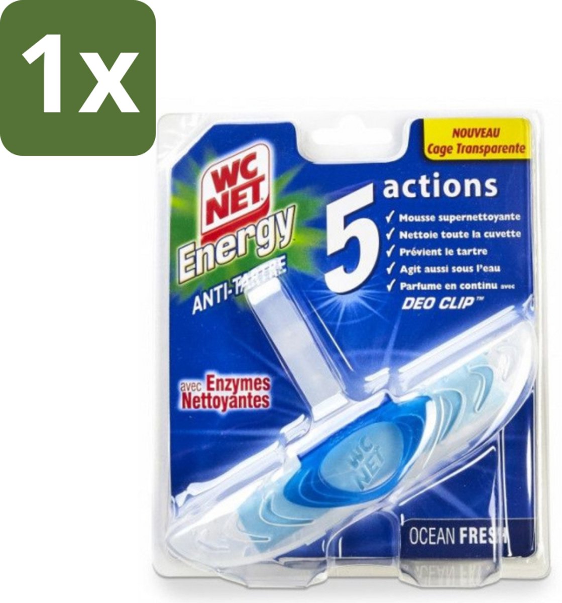 WC Net - Toiletblok - Ocean Fresh - 1 Blokje - 1 stuk