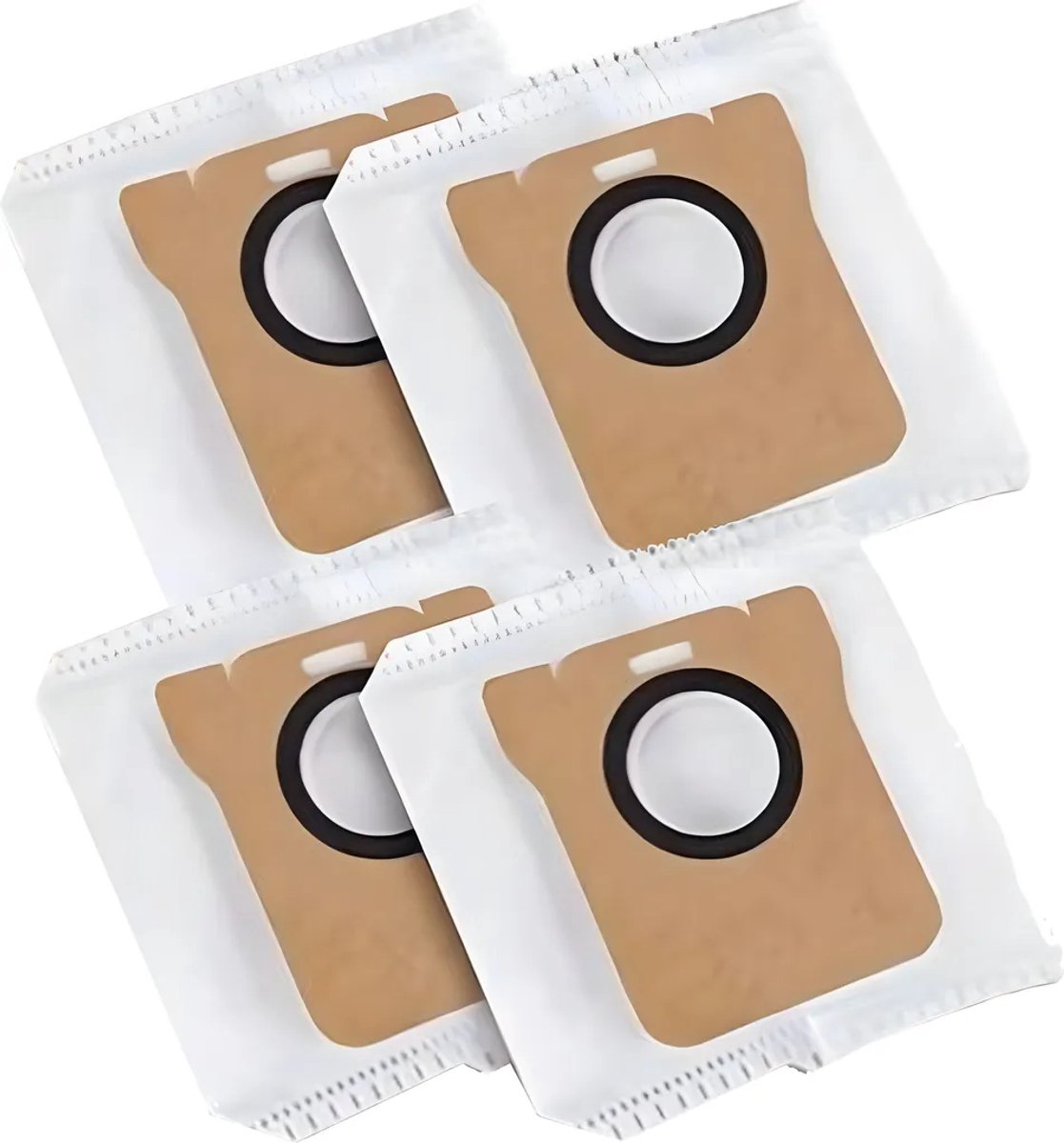 4 stofzuigerzakken als accessoire Geschikt voor Xiaomi X10+ en Dreame L10s