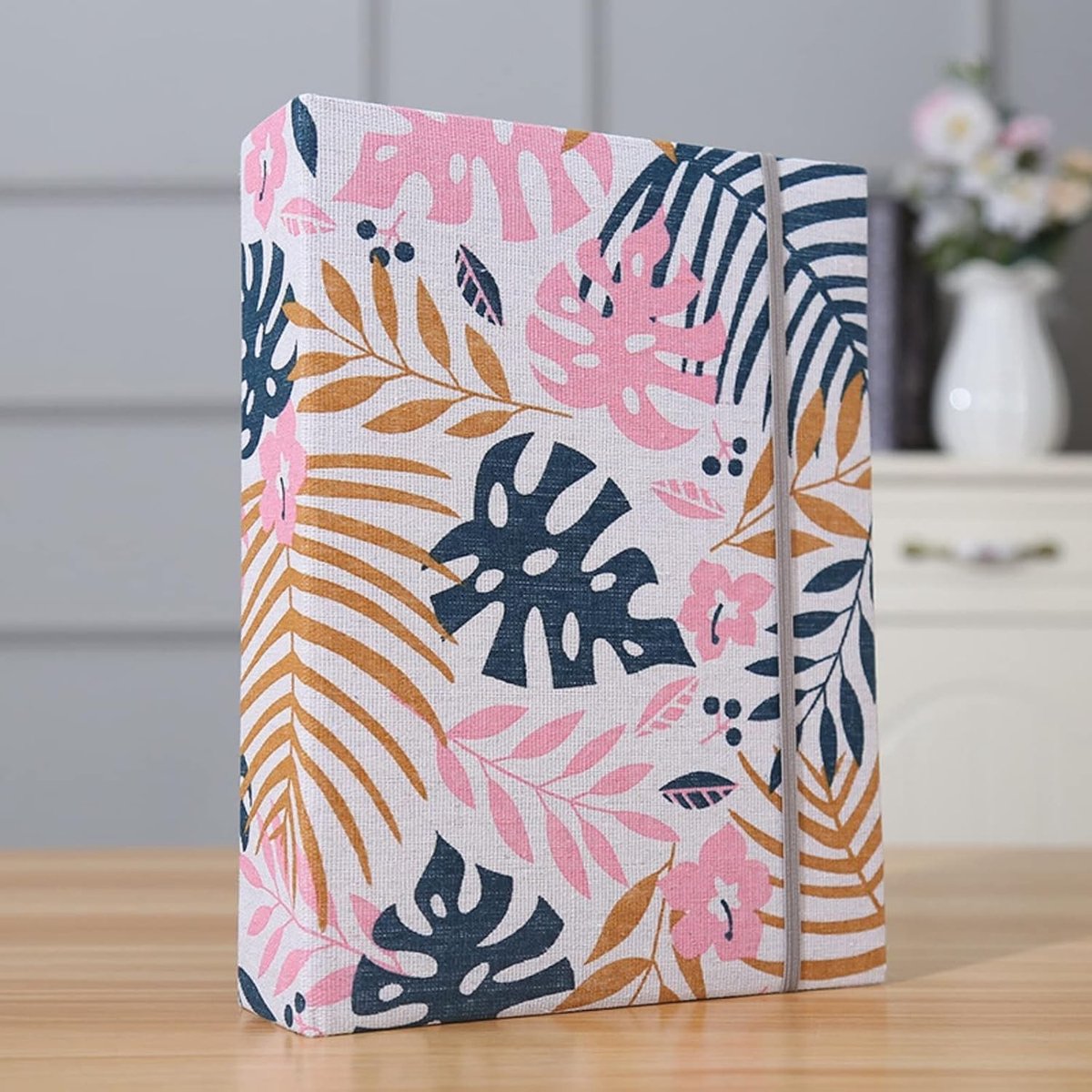 Fotoalbum voor 200 foto's, 10 x 15 cm, linnen omslag, ideaal voor familie, bruiloften en vakanties