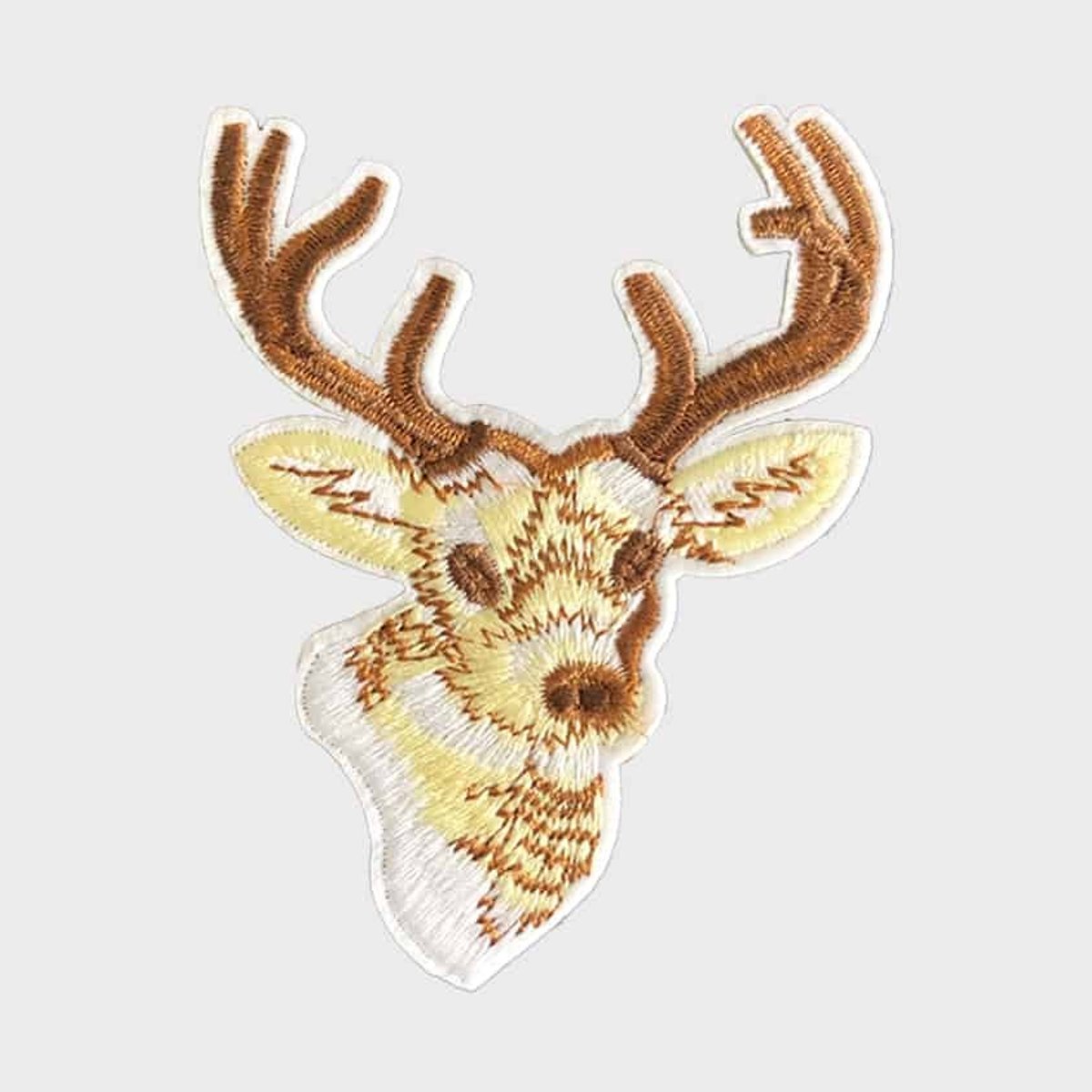 Patchy® – Hert Strijk Embleem Patch 7.6 x 6 cm
