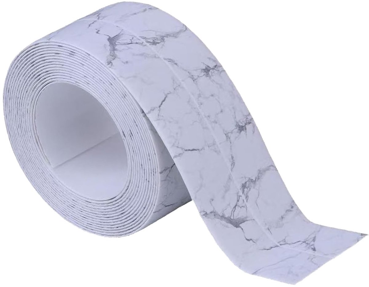 Waterdichte Plakband voor Keuken en Badkamer, Randafdichting voor Badkuip, Toilet en Meer (3.8 cm x 3.2 m)