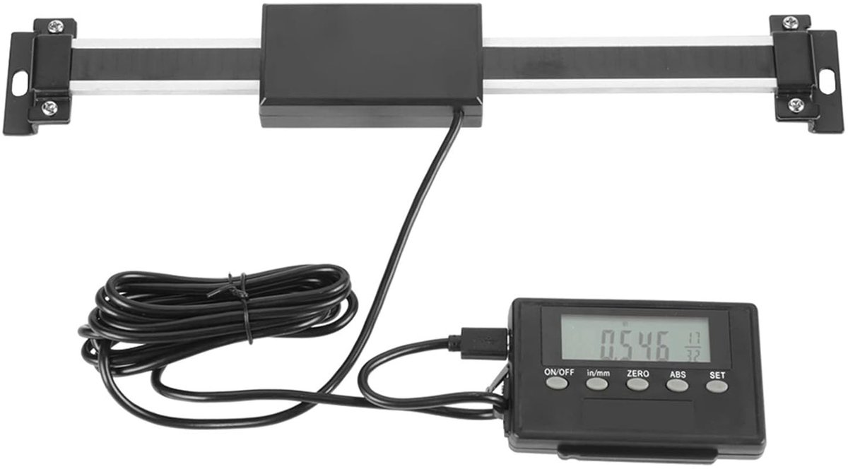 Digitale Aflezing Set voor Lineaire Schaal van 0-150mm met Afstandsbediening en LCD voor Freesmachines en Draaibanken van Aluminium Legering