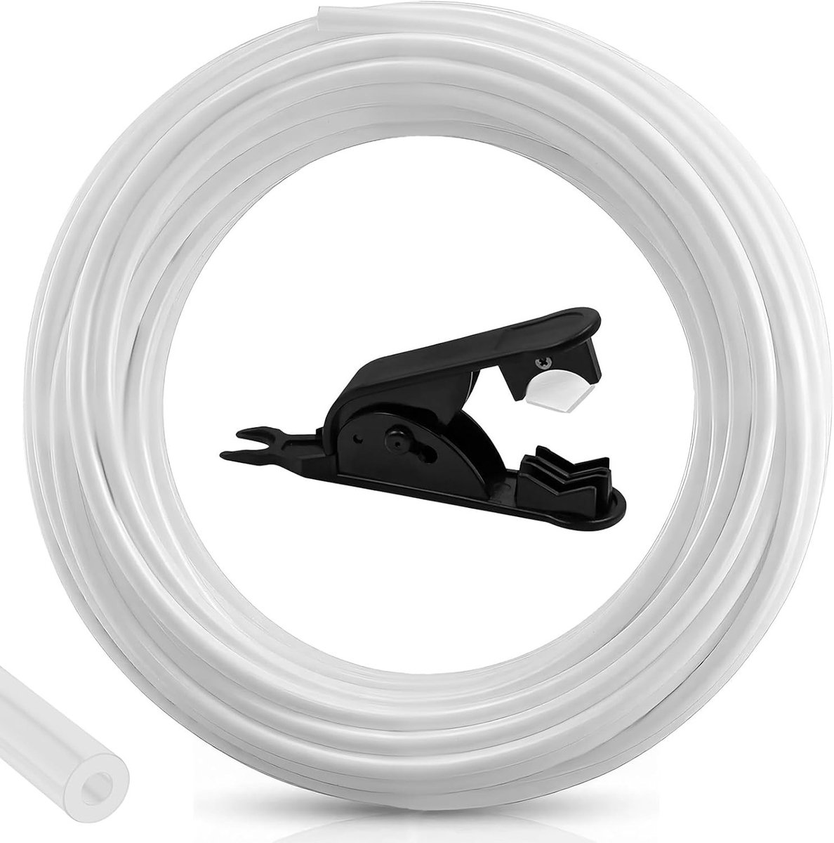 10 meter PTFE slang met snijder, 3D printer accessoires voor optimale filamentgeleiding, 0.3 cm ID en 4 mm OD, geschikt voor Bambu Lab en Creality 3D printers