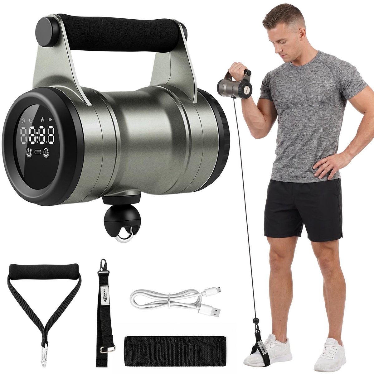 Verstelbare halters - Slimme weerstandshalter trainer - Compact en veelzijdig - Ideaal voor krachttraining - ShopVlot