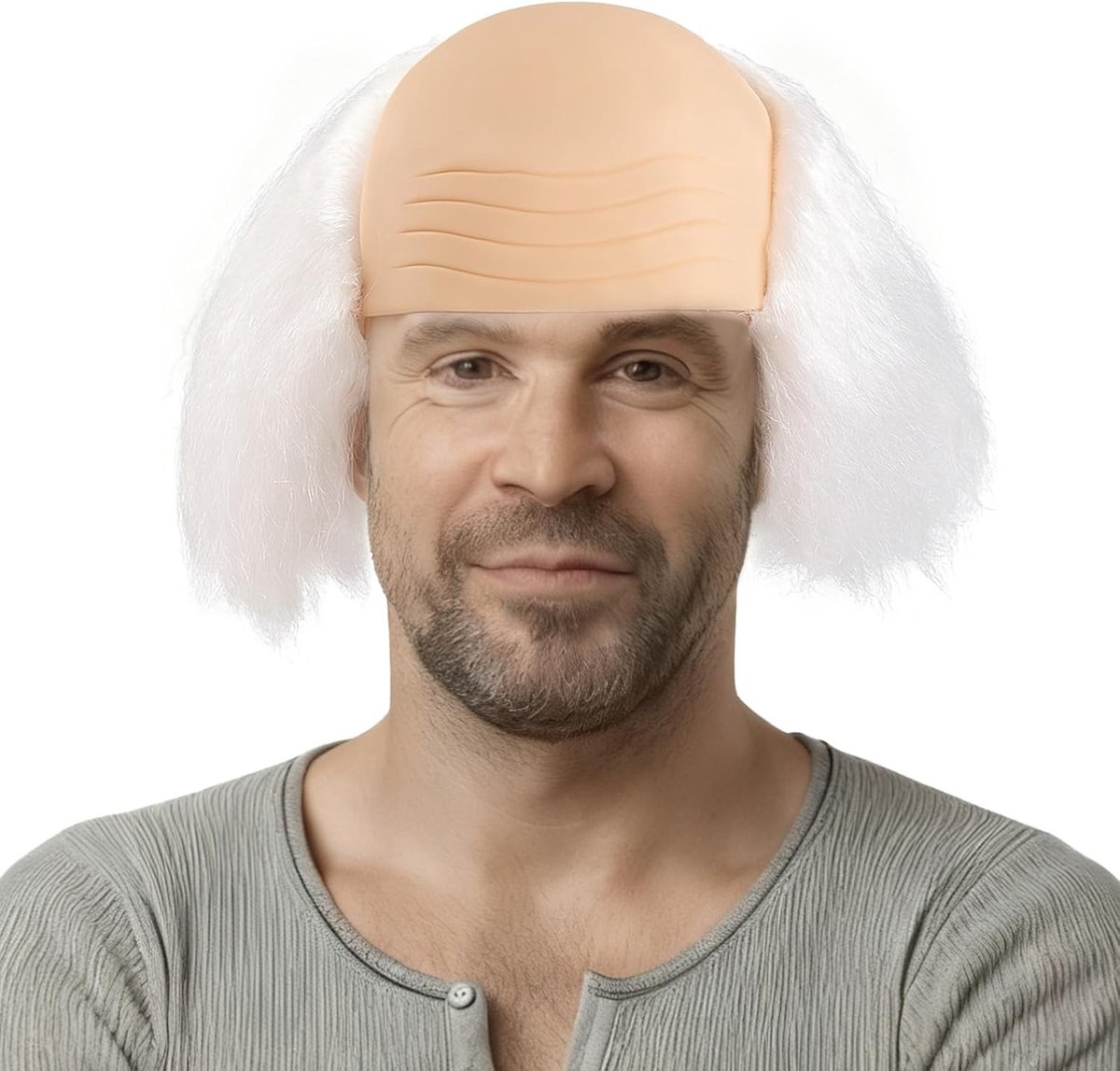 Realistische Bald Cap voor Volwassenen, Grappige Cosplay Kostuums, Ideaal voor Halloween, Feest, Carnaval en Fantasie Dress-Up