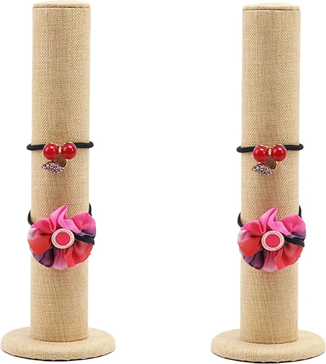 2 Verticale Armbandenstands voor Sieraden, Haaraccessoires en Organisatie van Armbanden en Strikken