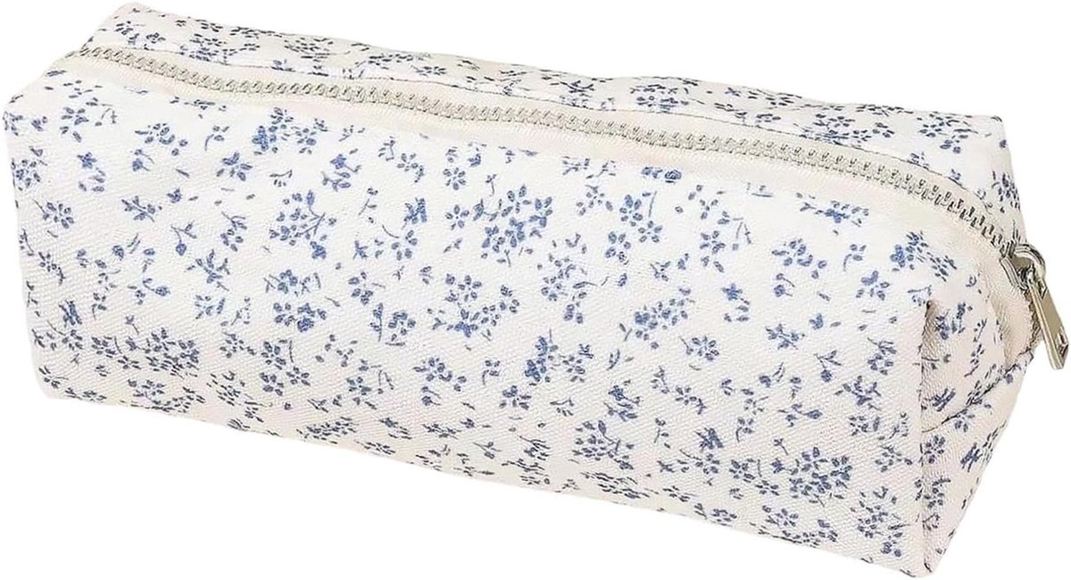 Esthetische Pennenhouder, Kleine en Schattige Cartoon Tas voor Speelgoed, Sleutels en Cosmetica (Beige)