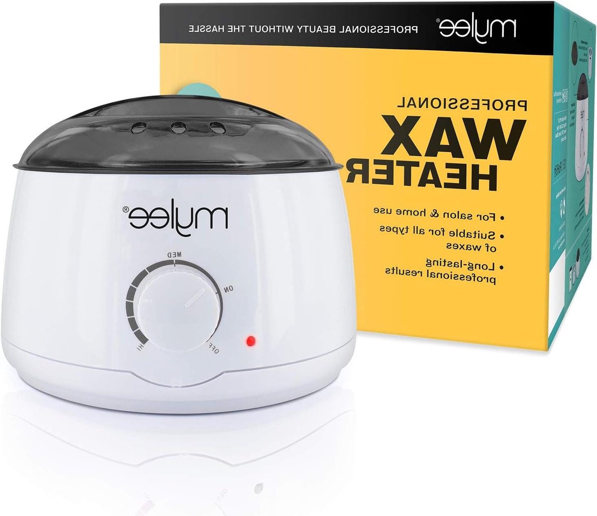 Waxverwarmer - Harsverwarmer - Ontharen thuis - Instelbare temperatuur - 500ml - Wit