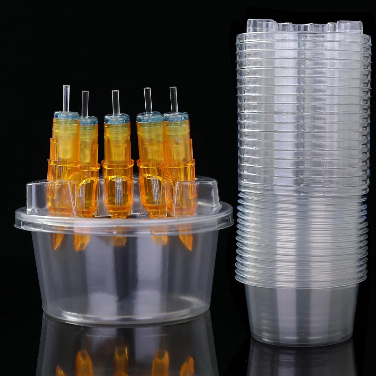 SolidKeus - 20 Stuks Tattoo Cartridge Cup Holder voor Professioneel Gebruik