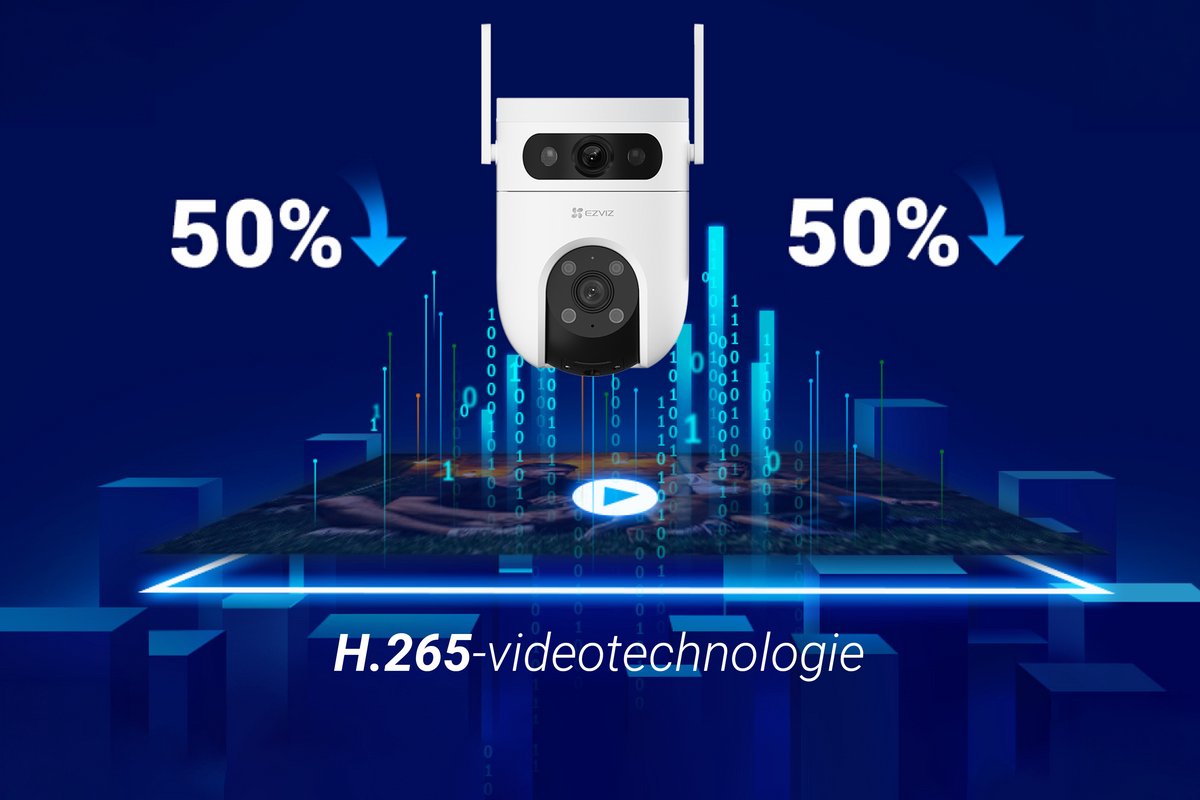 EZVIZ H9c Dual 3K Beveiligingscamera Buiten - 360° Pan & - afbeelding 3