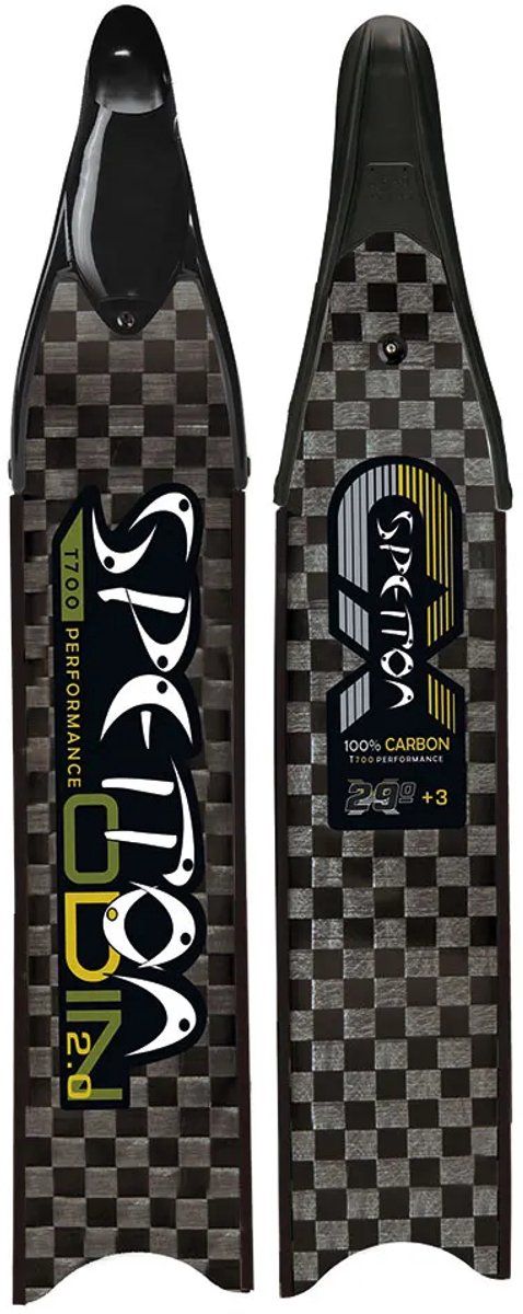 Spetton Cx Odin Quattro Carbon Speervissen Vinnen Zwart EU 46-47