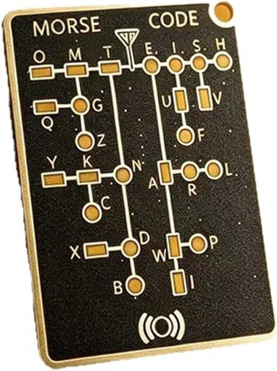 Morse Code Trainer Trainingskaart - LED Interactieve Audio Telegraaf Oefentool Met Real-Time Feedback, Opname & Afspelen Draagbaar PCB Ontwerp