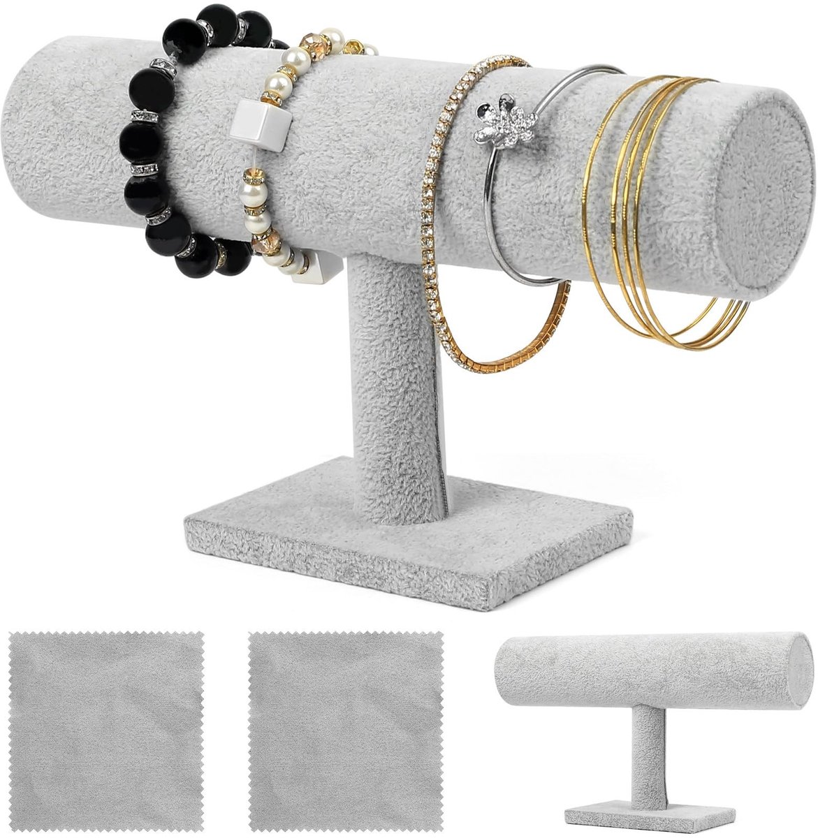 SolidKeus - T-vormige Sieradenstandaard voor Armbanden en Halskettingen