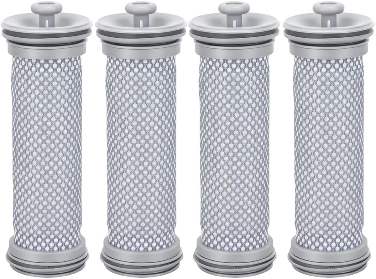 SolidKeus - Set van 4 Wasbare Voorfilters voor Stofzuiger