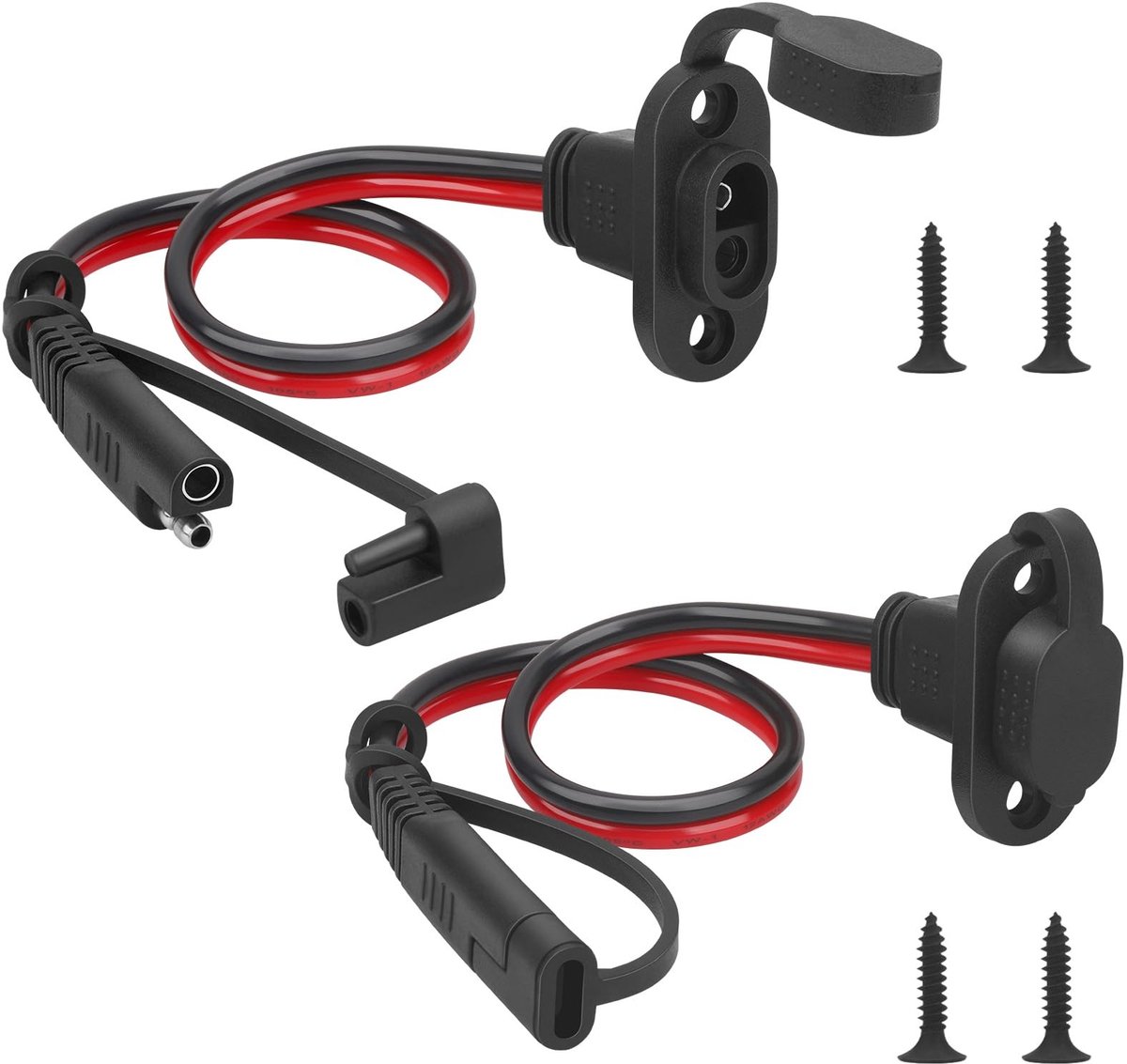 SolidKeus - Weatherproof SAE Socket met Montagebeugels voor Motoren en Zonnepanelen