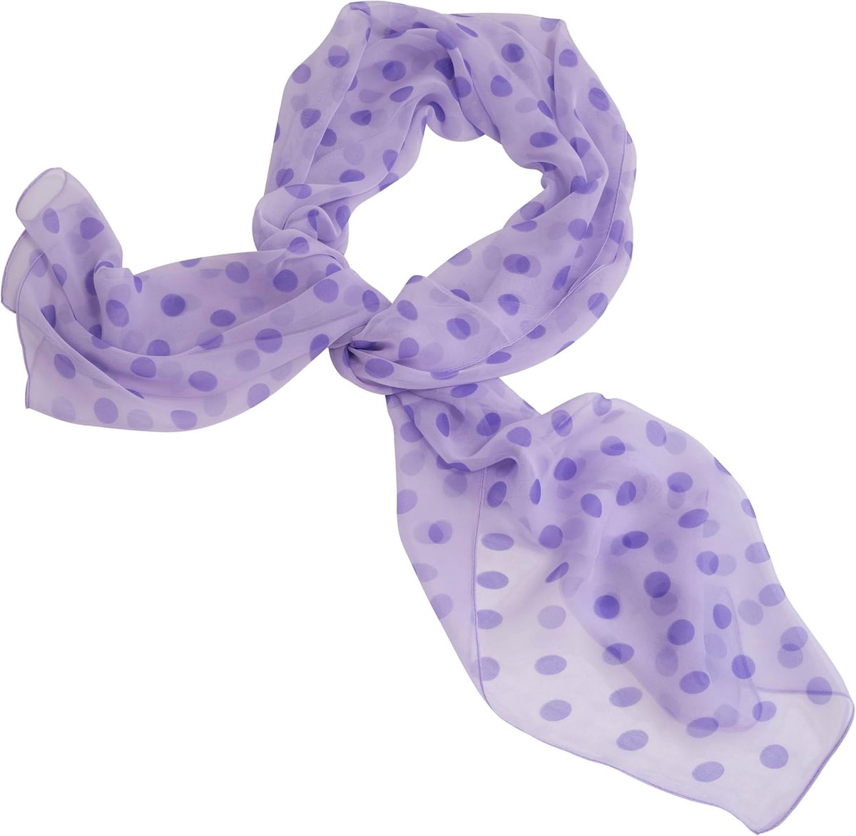 - Sjaal van 100% polyester met zijdeeffect - 50 x 160 cm