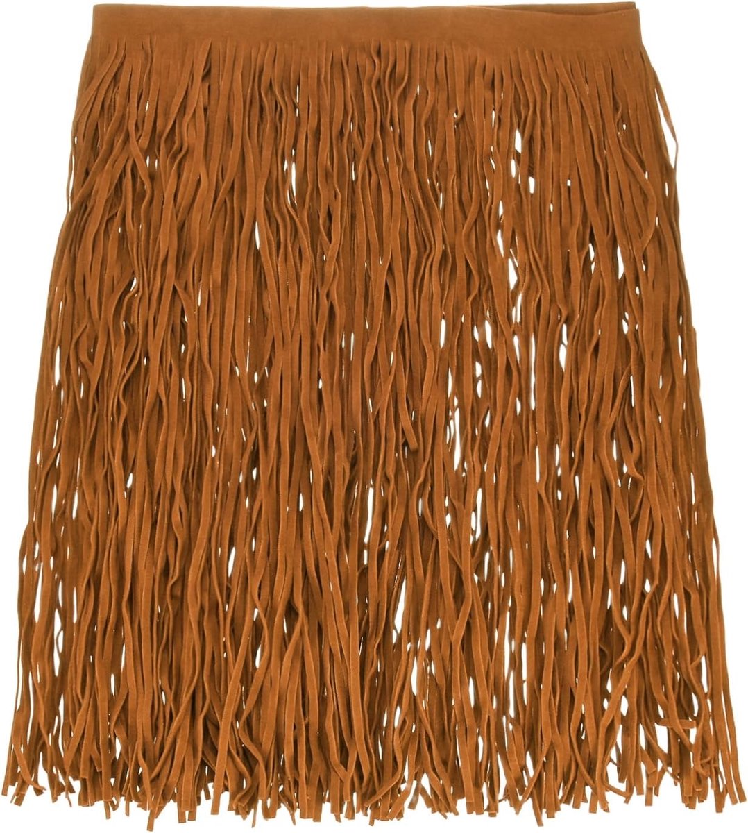 PU lederen franjes trim, 1 Yard 29 cm Lichtbruin Dubbelzijdig Suede Kwastje Naaien Trim voor DIY Ambacht/Naaien Jurk Kostuum/Tassen Schoen Decoratie, Franje Kwastje