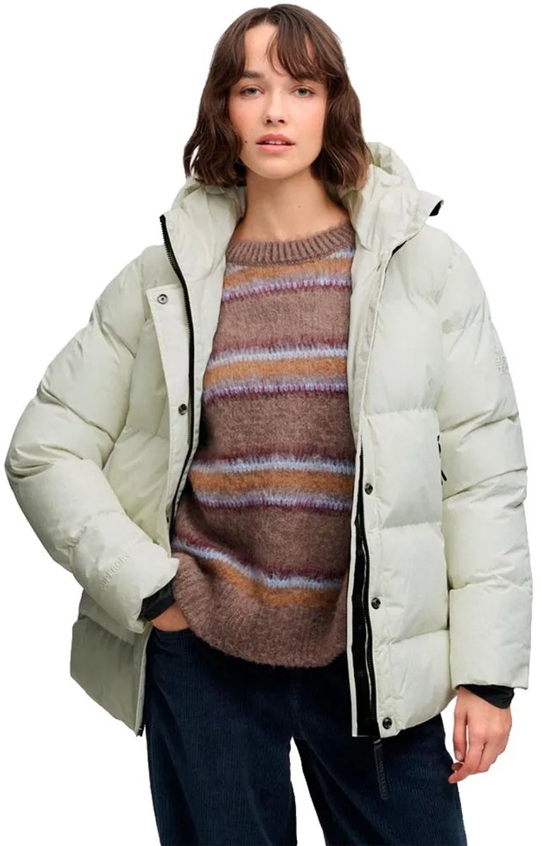 Superdry - Sportieve Capuchon Pufferjas - Dames - Gewatteerde jassen