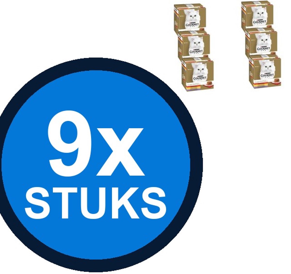 Gourmet Gourmet Gold blik hartig torentje mix mp 8x85gr