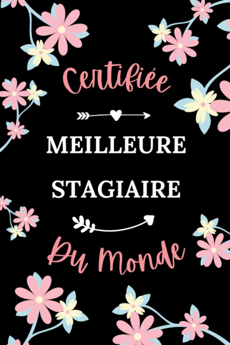 Meilleure Stagiaire du monde: Carnet de notes Stagiaire femme - 110 pages lignées - cadeau Stagiaire fin de stage