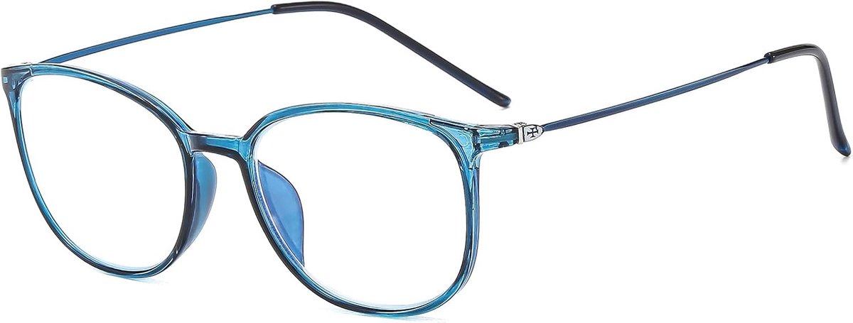 3-pack anti-blauw computerleesbril, blauwlichtfilterbril, blokkerende UV-computerbril, visueel ondersteunde bril, vrouwelijke mannelijke leesbril zwart 0.0 BM570