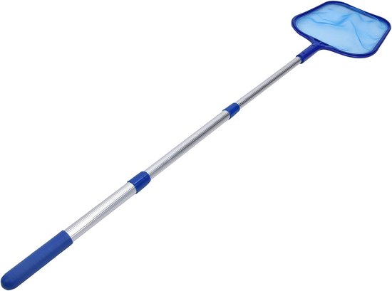 Leaf Skimmer Net met 40-40 Inch Premium Pole, Driedelige Telescopische Staaf Schroefdraad Aansluiting Zwembad Net Set Zwembad Tool — afbeelding 4