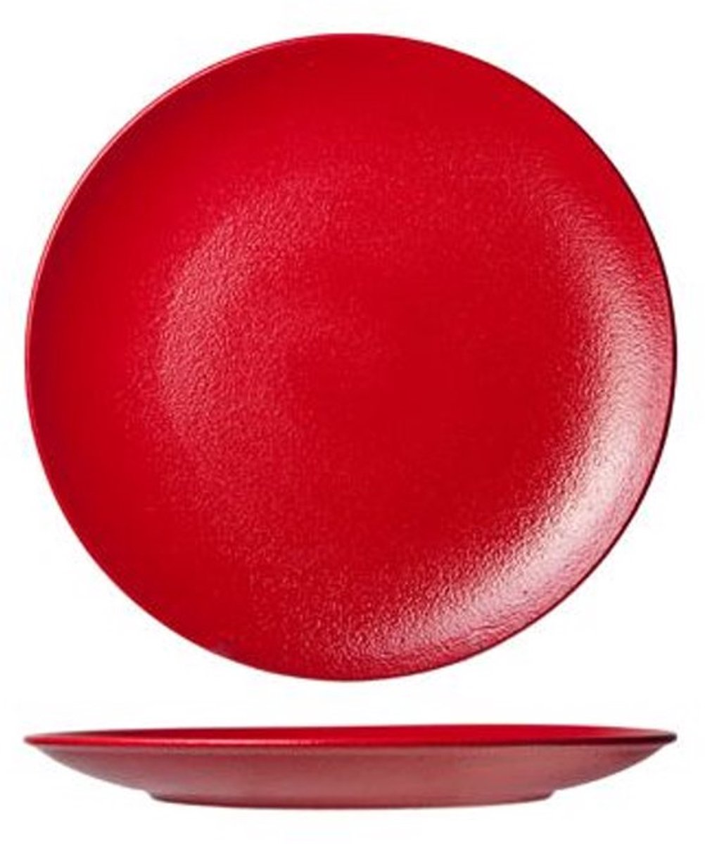 Cosy & Trendy For Professionals Dazzle Red Plat Bord D27cm Coupe
