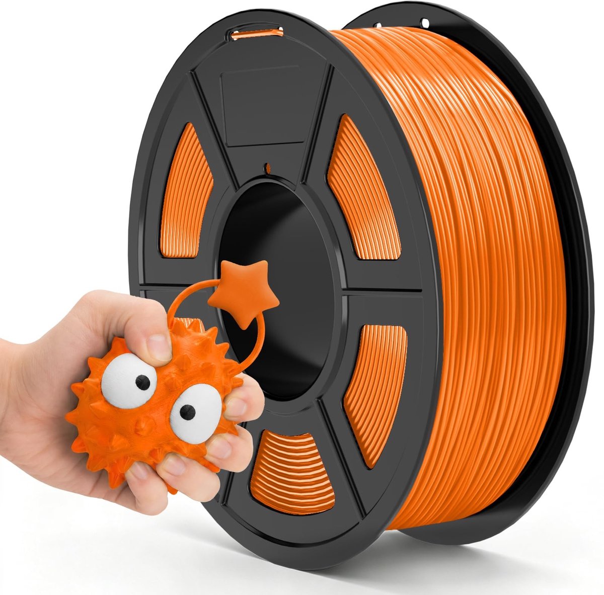 SolidKeus - TPU 3D Printer Filament 1.75 mm in Oranje, 1 kg