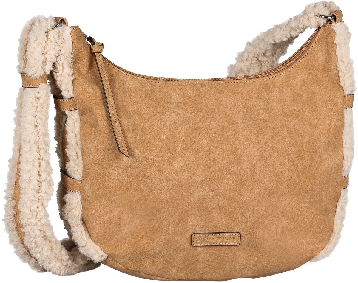 TOM TAILOR schoudertas Neela Cross Bag Camel Lichtbruin