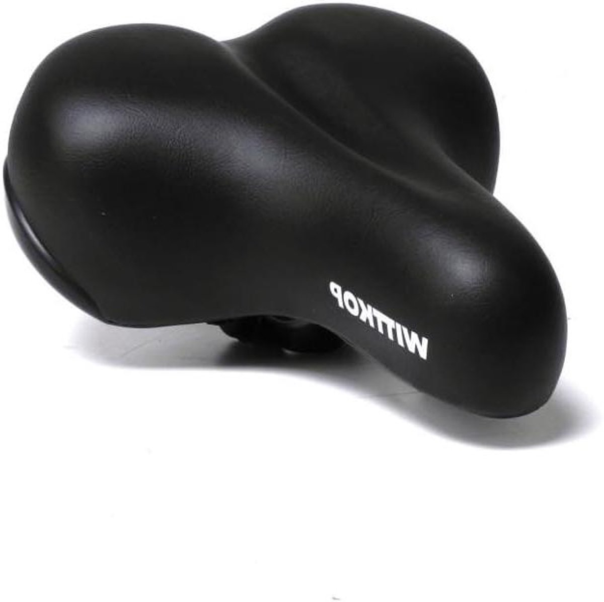 Fietszadel Gel - Comfort Zadel - Stadsfiets Comfort - Drukvrijleggend Ontwerp - 210x255mm - Zwart
