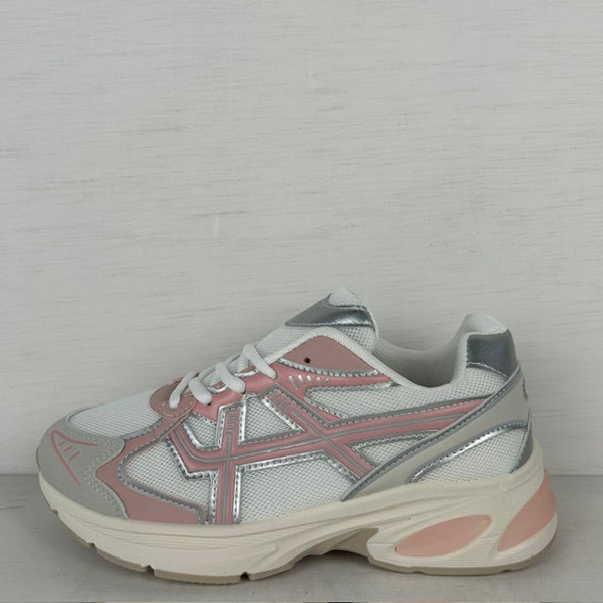 Trendy sneakers met sportief design roze Roze / 40