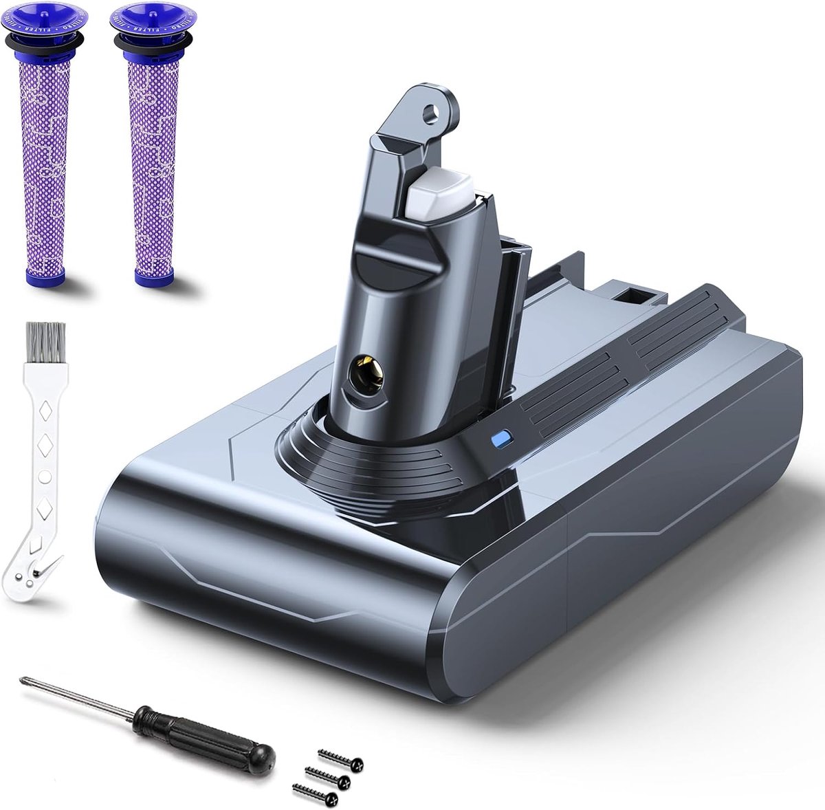 6000mAh Accu voor Dyson V6 DC62 DC58 DC59 DC61 DC74 SV03 SV05 SV06 SV07 SV09 SV04 SV08