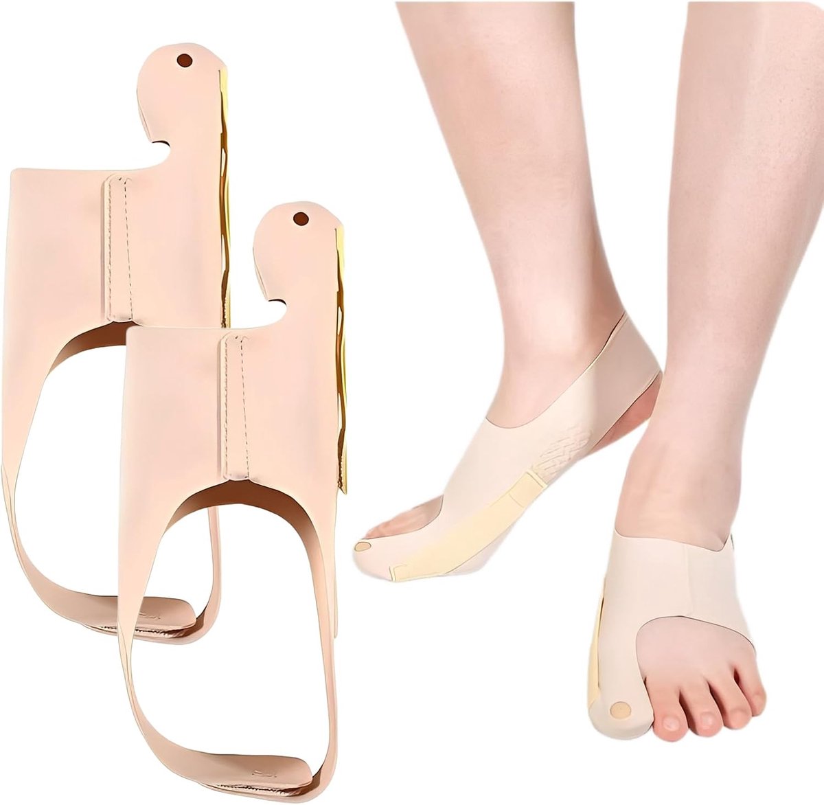 Hallux Valgus, 2 stuks, ergonomisch, wetenschappelijk geproportioneerd, corrigerende stoffen, hallux valgus, dagelijks gebruik, hallux valgus, corrigerende orthese, uniseks, 38-42