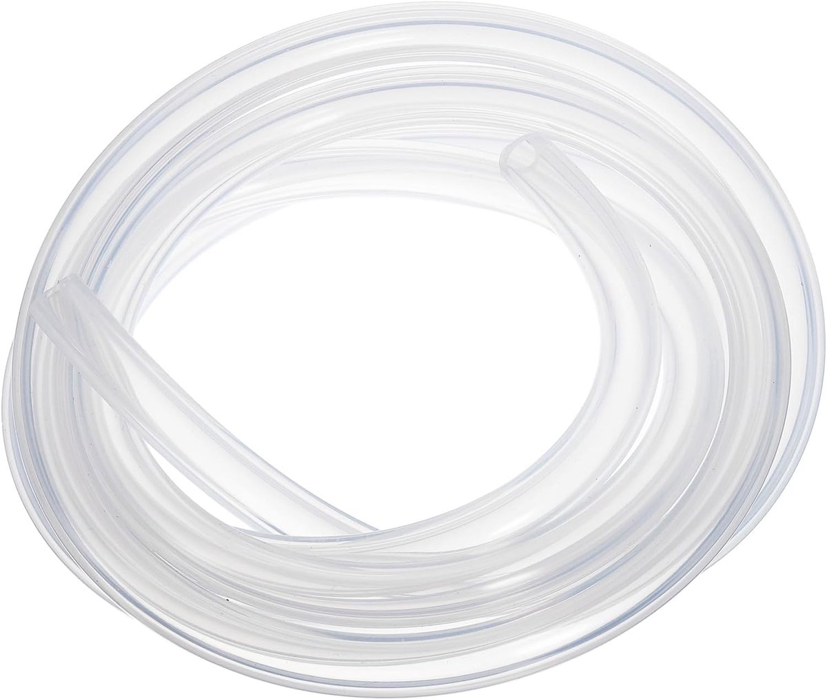 Siliconen slang, 7 mm ID x 14 mm OD 6,56 voet lange flexibele zuivere siliconen slang, hoge temperatuur slang voor huisbrouwen, aquaponica, luchtslang, irrigatie