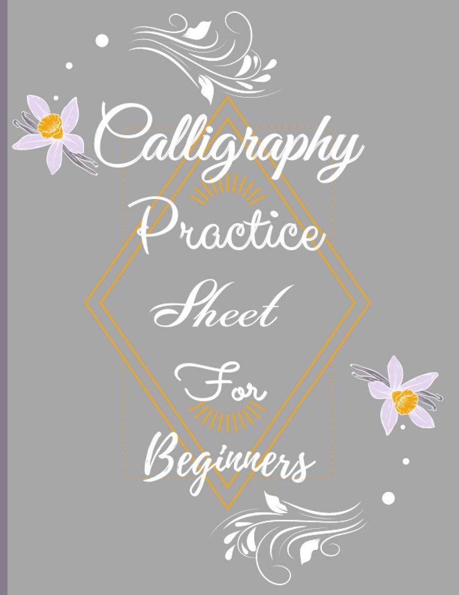 Practice Sheet for Beginners: Modern Slanted Calligraphy Practice Papers - 160 sheet pad | Calligraphy and Hand Lettering Practice Notepad, Alphabet Practice Sheets for Beginners