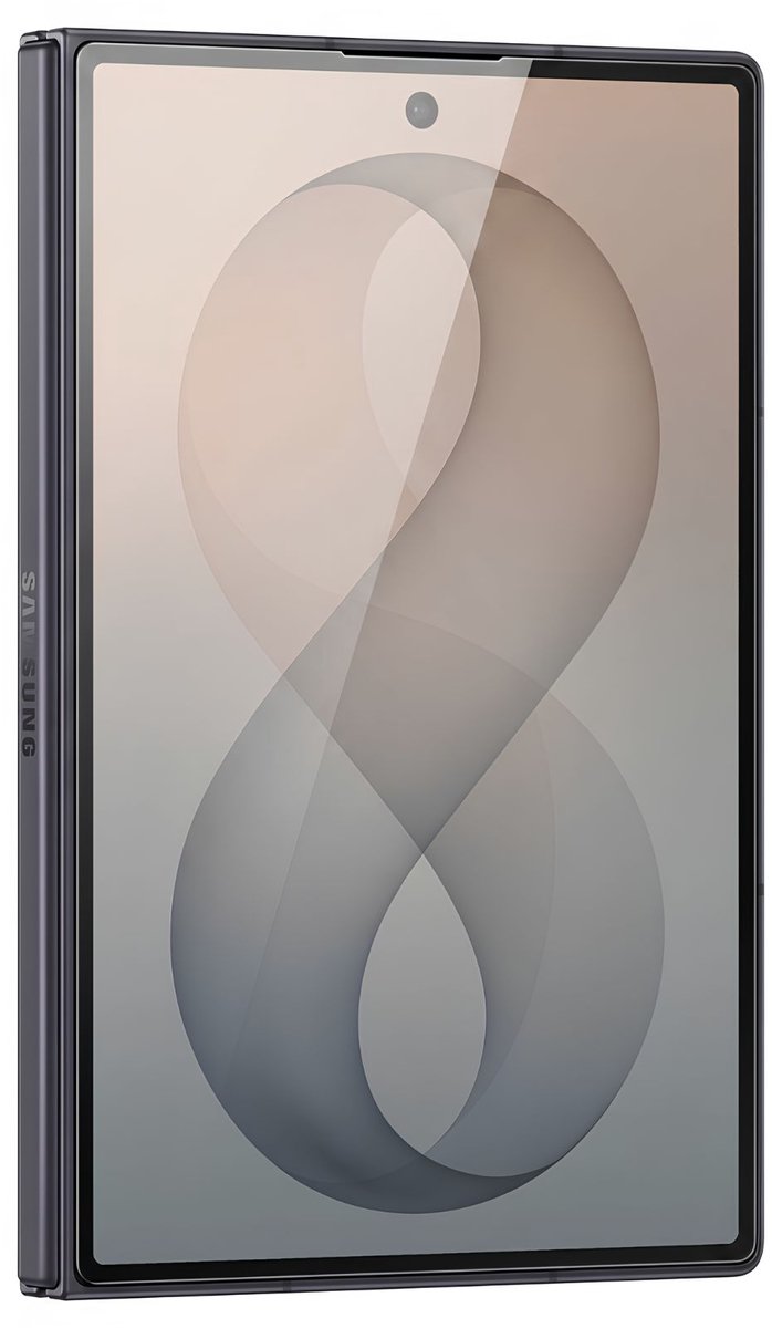 Force Case, Screenprotector Geschikt voor Samsung Galaxy Z Fold 8 van Gehard Glas 2.5D, Transparant
