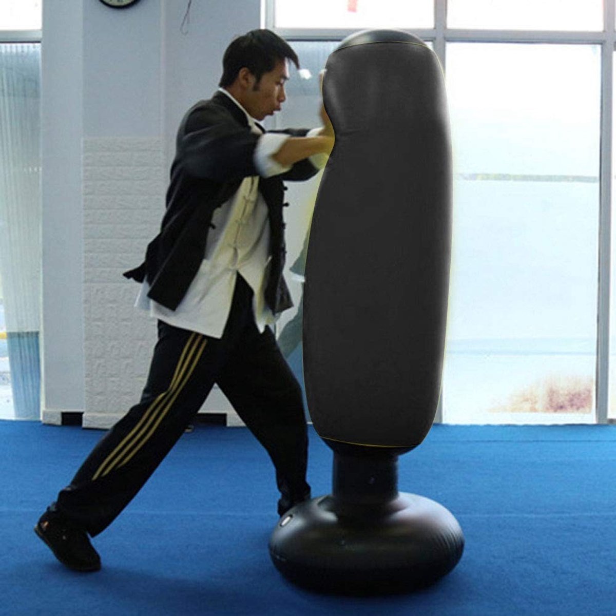 SolidKeus - PVC Opblaasbare Klapzandzak 160 Cm voor Fitness