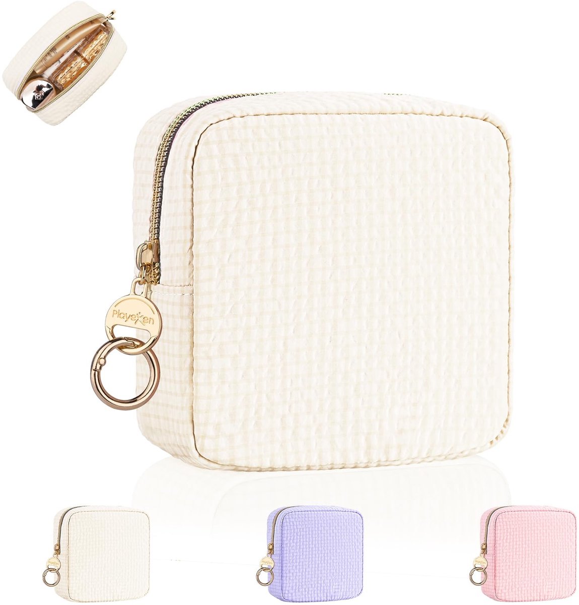 SolidKeus - Cosmetica Tas voor Vrouwen met Stripe Design