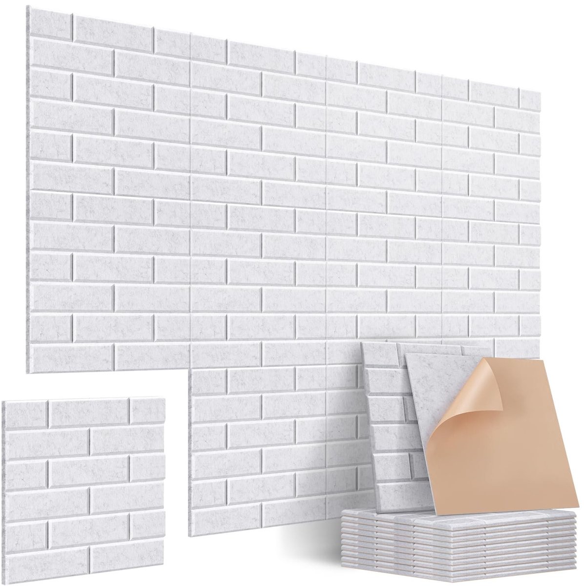 SolidKeus - 12 Stuks Geluidsisolerende Panelen 30x30x1cm