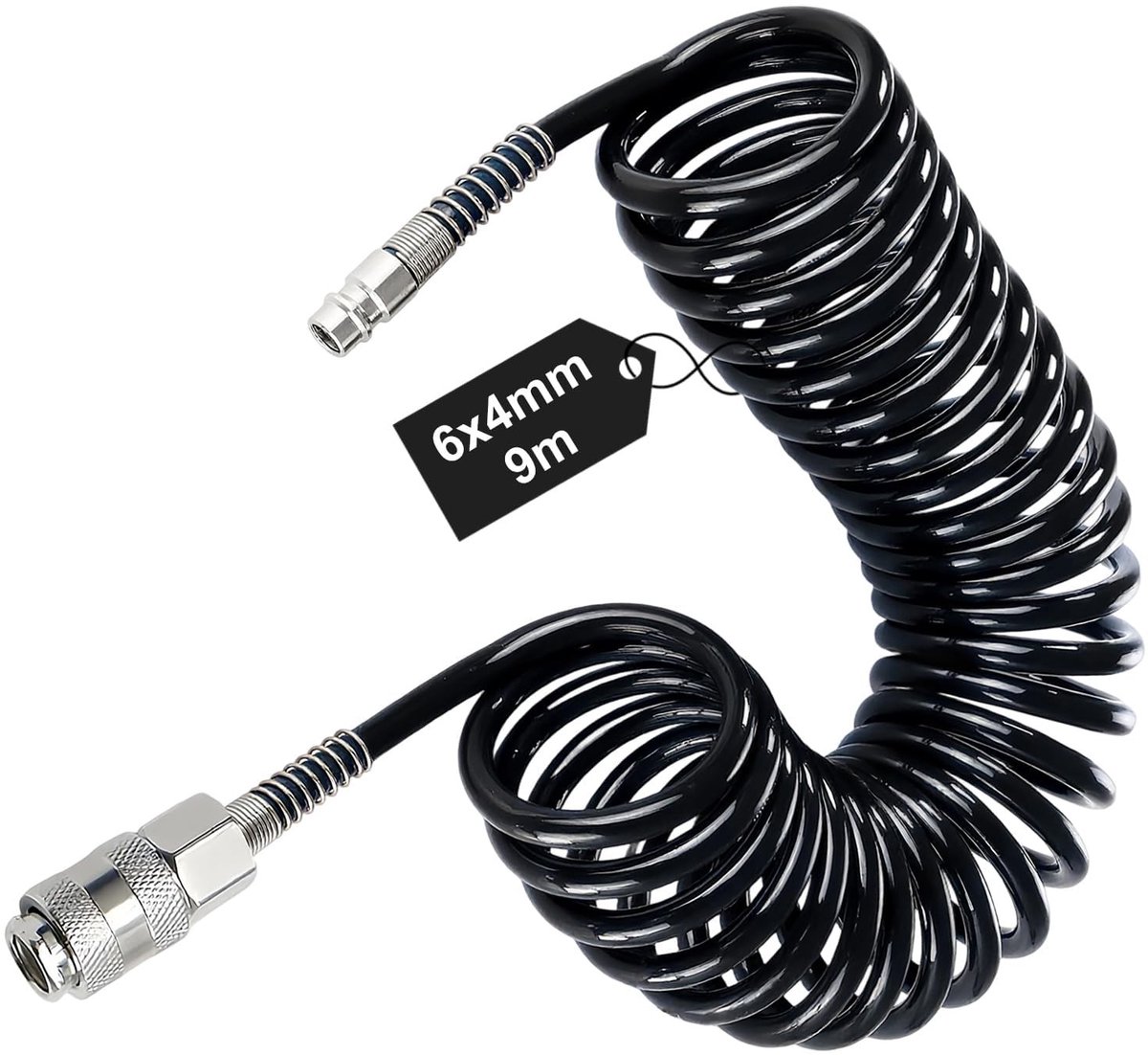 SolidKeus - 9 Meter Compressed Air Hose met 8 Bar Druk