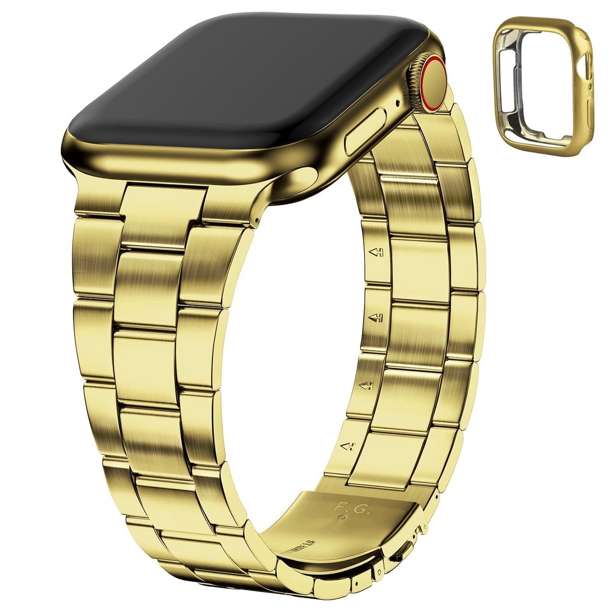 SolidKeus - Slank Metalen Vervangingsarmband voor Apple Watch Series 10 en 11