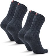 DANISH ENDURANCE Alpaca Wollen Sokken - Warm Thermische - Unisex - 2 paar - Maat 39-42