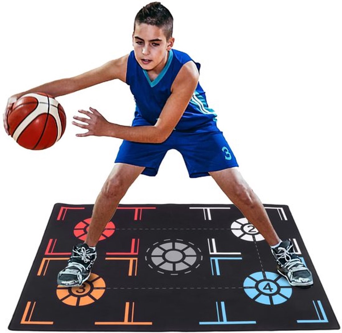 Duurzaam rubber mat voor basketbaltraining Antislip