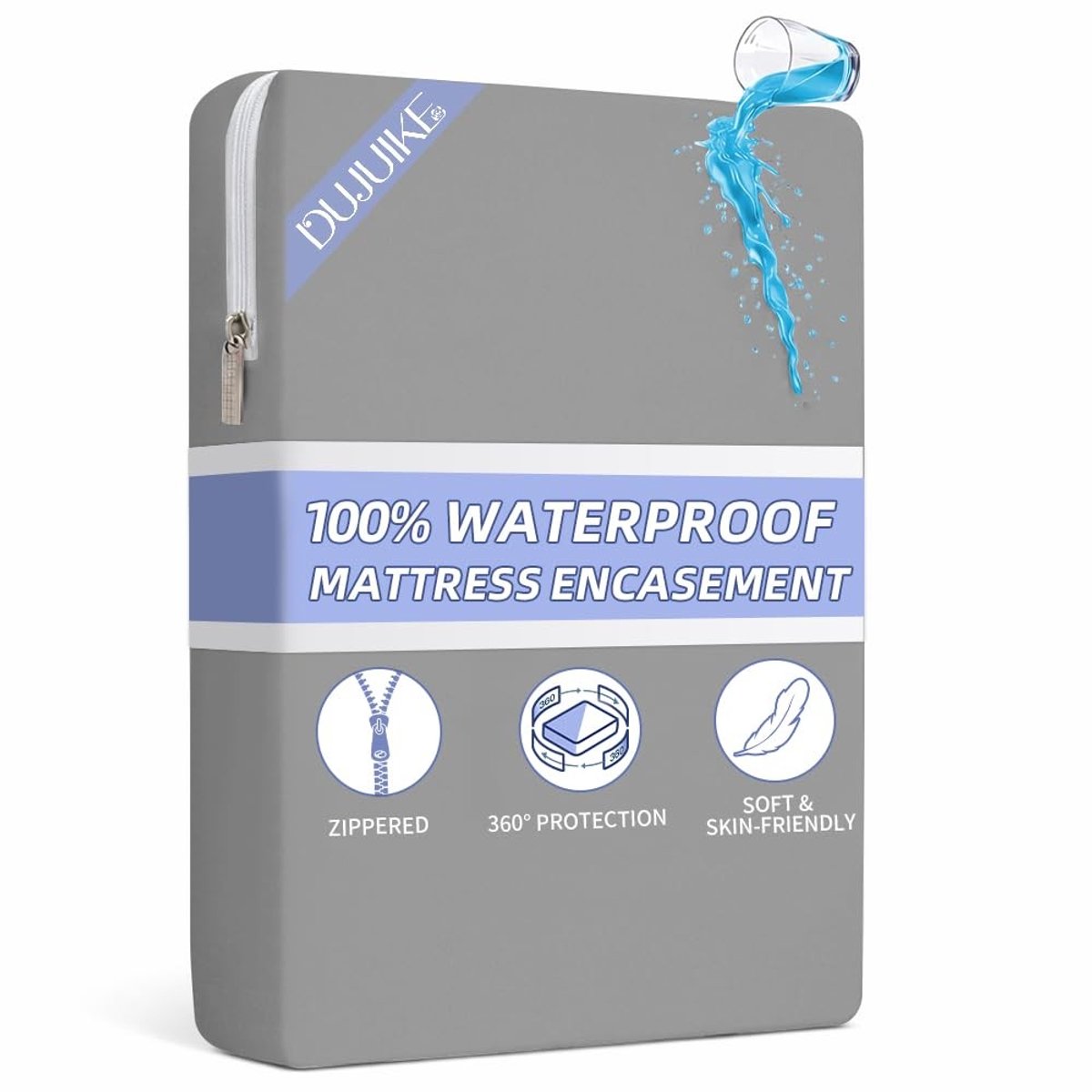 SolidKeus - Premium Waterdichte Matrasbeschermer met Volledige Rits