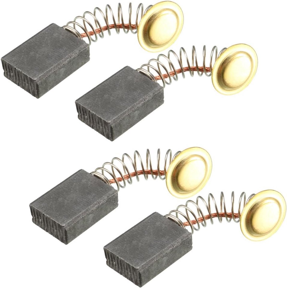 Sourcing map Koolborstels voor elektromotoren 16 mm x 12,5 mm x 6,5 mm reparatie reserveonderdeel 4 stuks