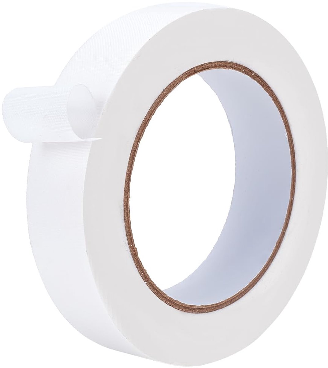 Bindband, 45 m, wit nylon plakband, reparatietape voor binding, voor knutselen en boeken repareren, 25 mm