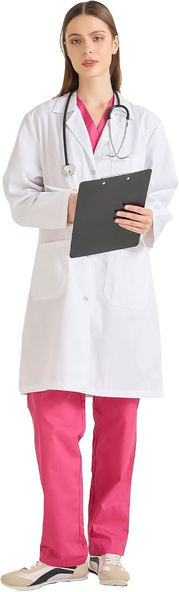 Dames, sanitaire uniformen, wit, apotheek, medische uniformen, apotheken, ref:Q8161, wit, XS